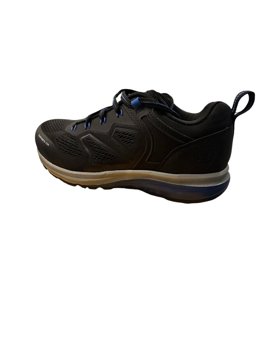 Herman Survivors Black Blue Comp Toe Work Safety Shoes Men’s Slip Resistant NWB - Picture 4 of 13